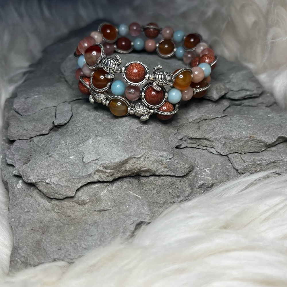 Elegant Multi-Color Beaded Bracelet
